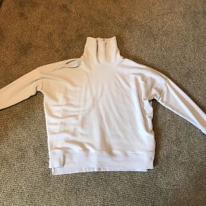 Light blue turtleneck sweater